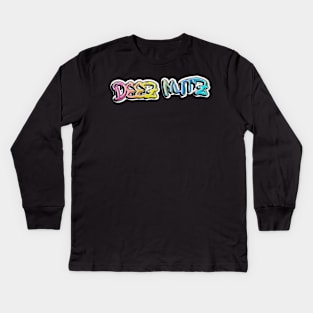 Deez Nutz Grafiti Kids Long Sleeve T-Shirt